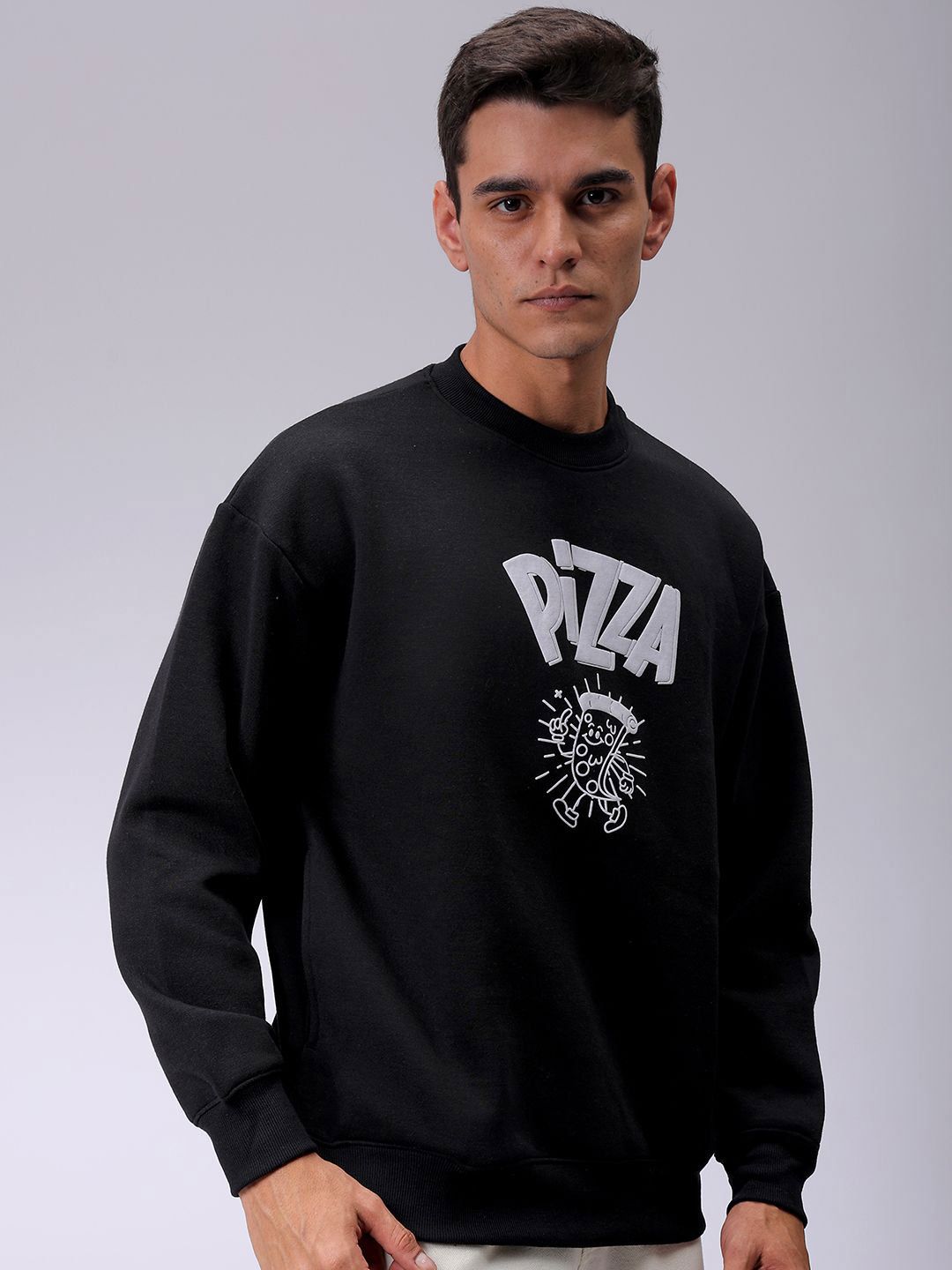 The Indian Garage Co Men Typography Printed Winter Sweatshirt