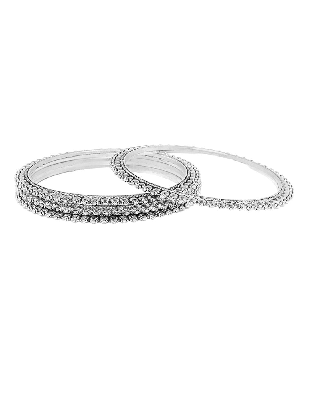 Set Anouk 4 Gelang Beroksida Bersalut Perak