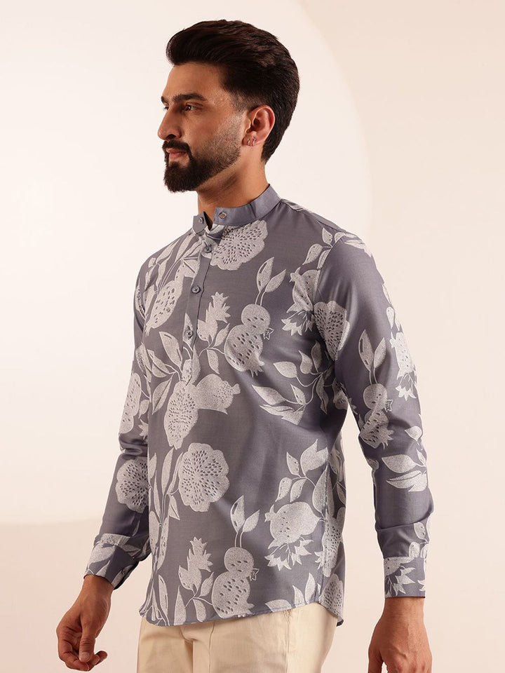 Anouk Men Floral Printed Kurta