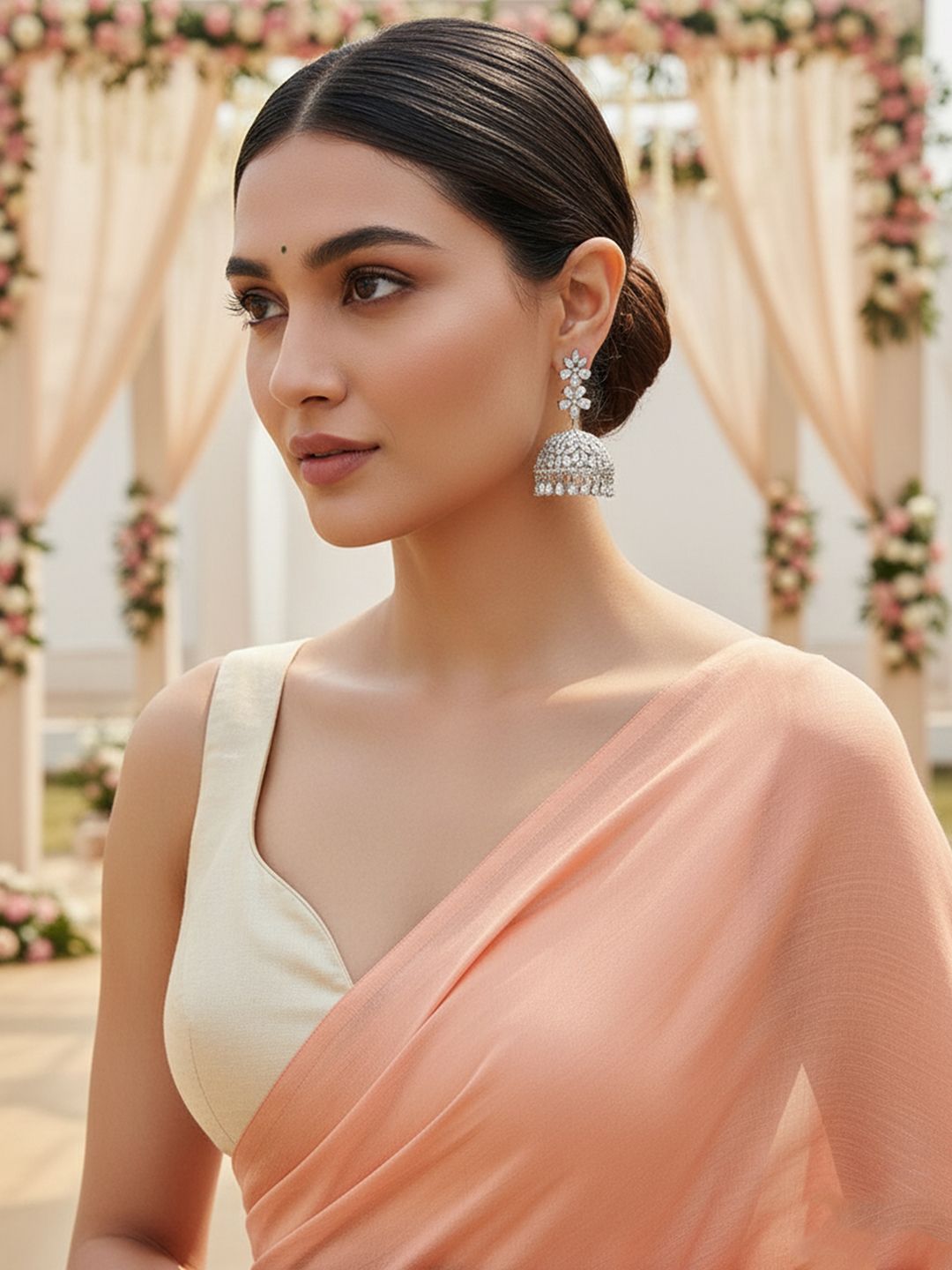 Karatcart Anting -anting Jhumkas Kontemporari