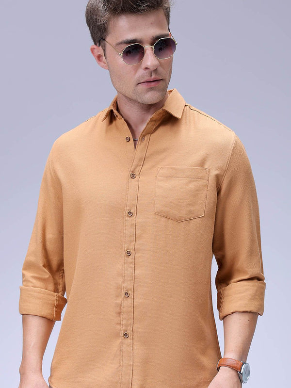 The Indian Garage Co Men Regular Fit Solid Resortwear Shirt