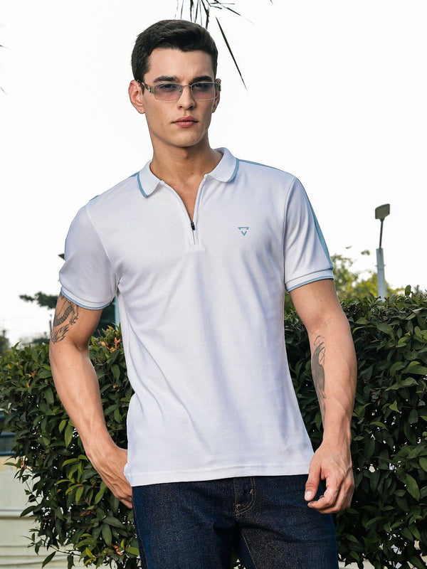 Thomas Scott Polo Collar Cotton T-shirt