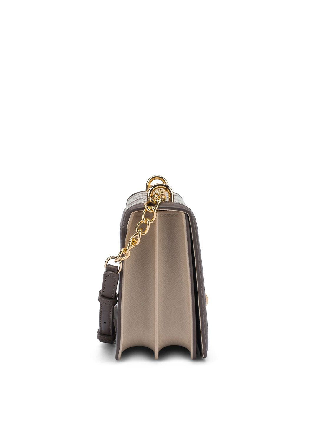 Lino Perros Floral Printed Structured Shoulder Bag