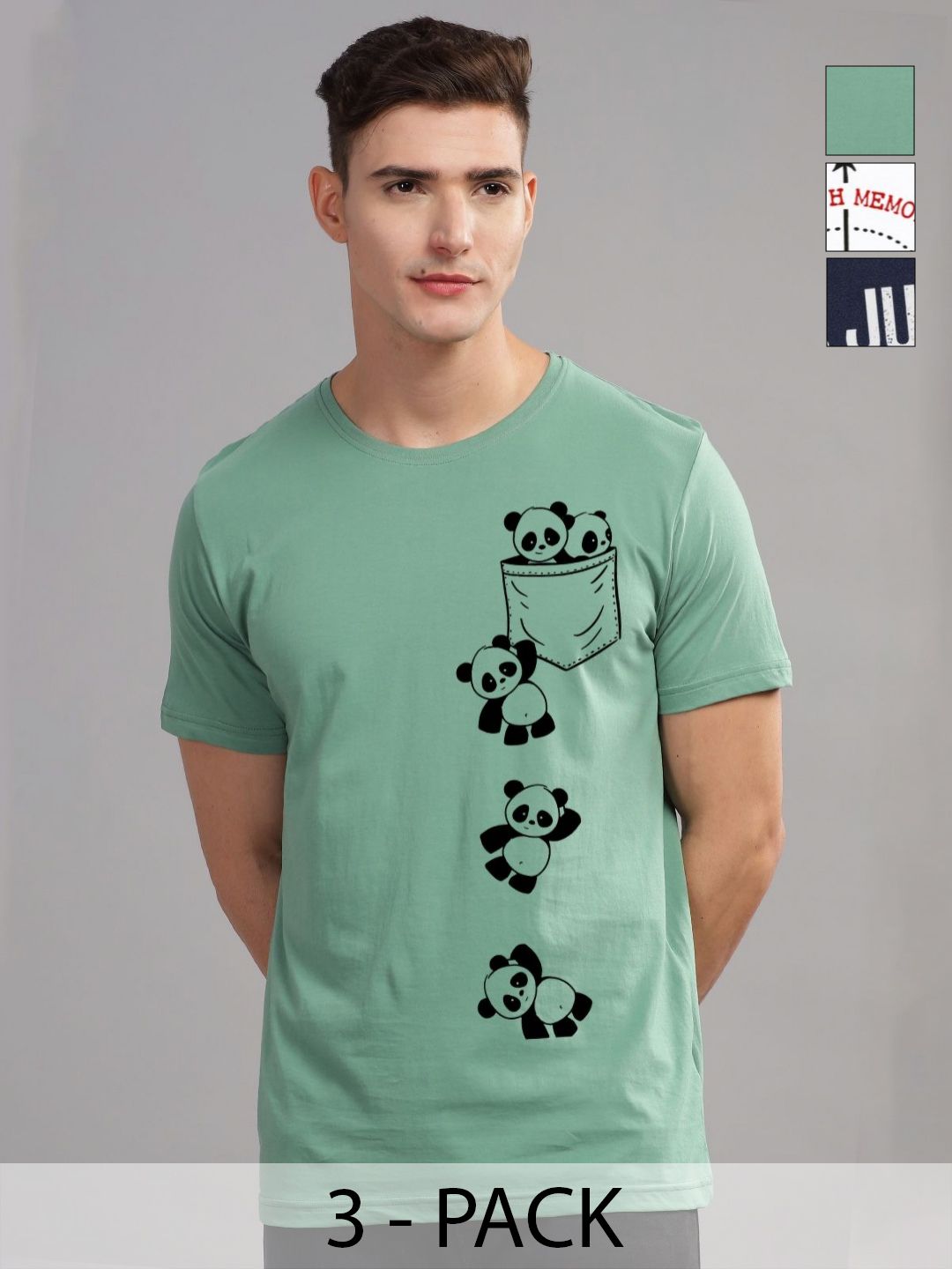 ADRO Men Printed T-shirt