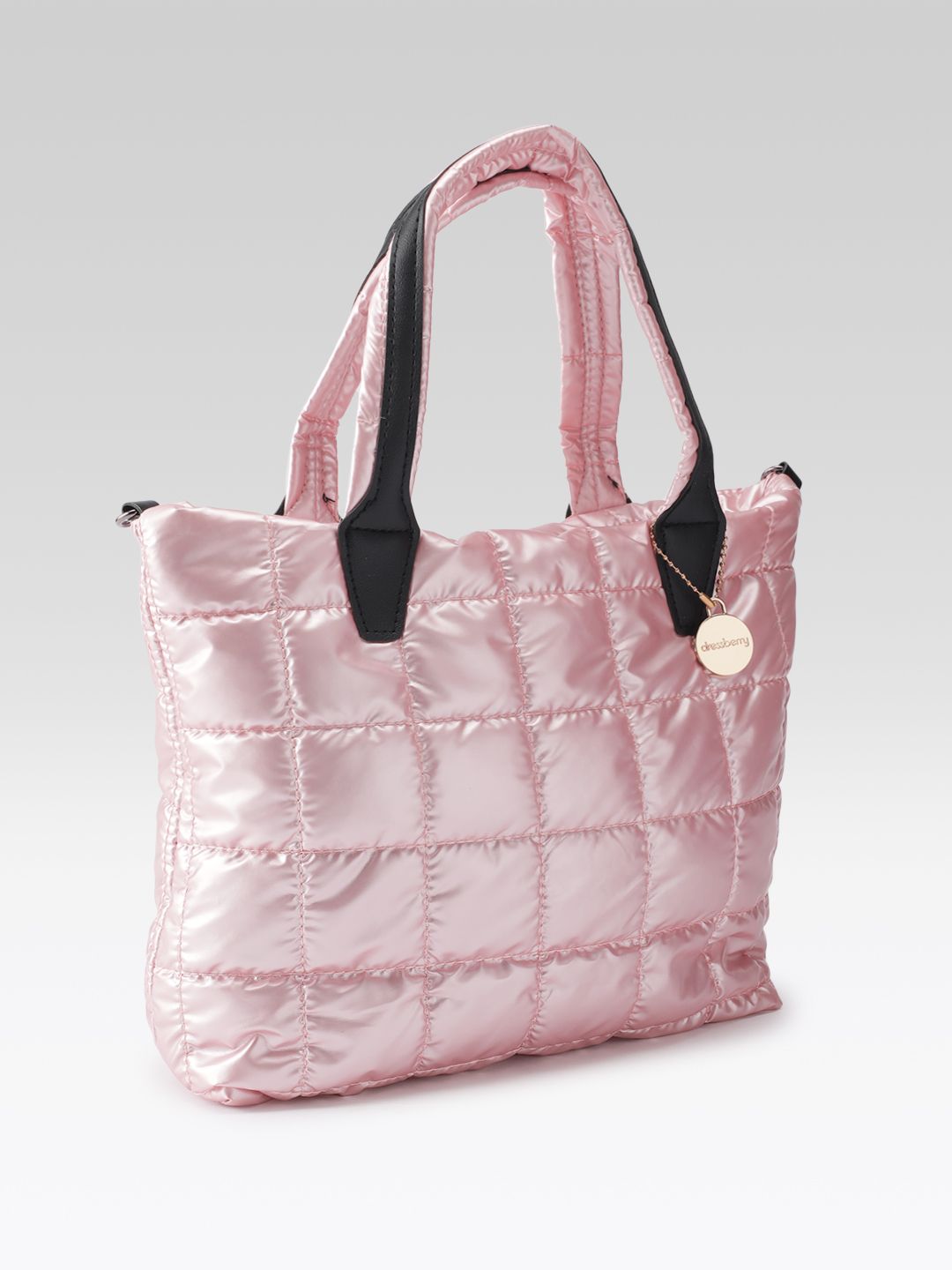 DressBerry Quilted Shopper Handheld Bag