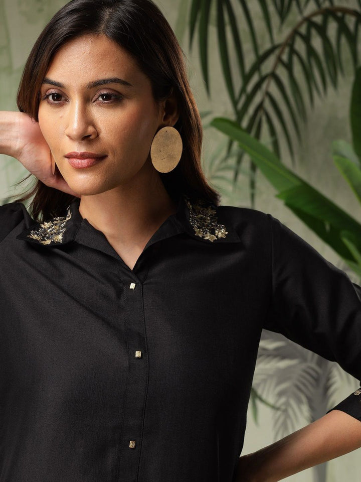Bani Women Embroidered Shirt With Trousers Co-Ords