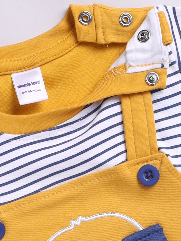 Moms Love Infant Boys Pure Cotton T-shirt with Shorts