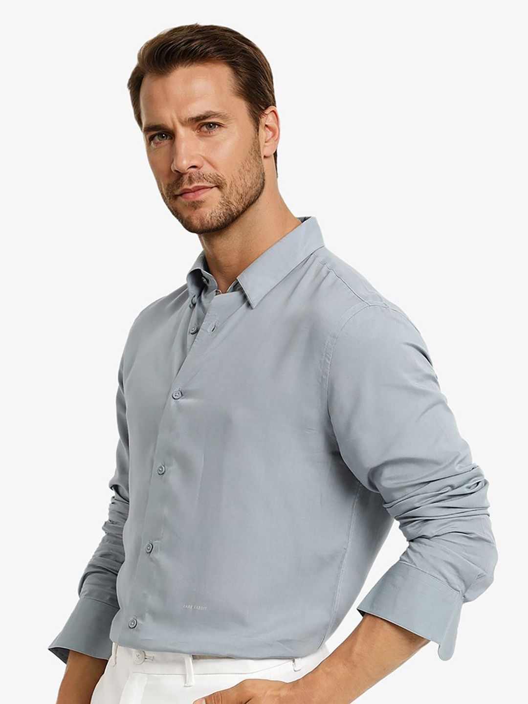 RARE RABBIT Men Comfort Opaque Formal Shirt