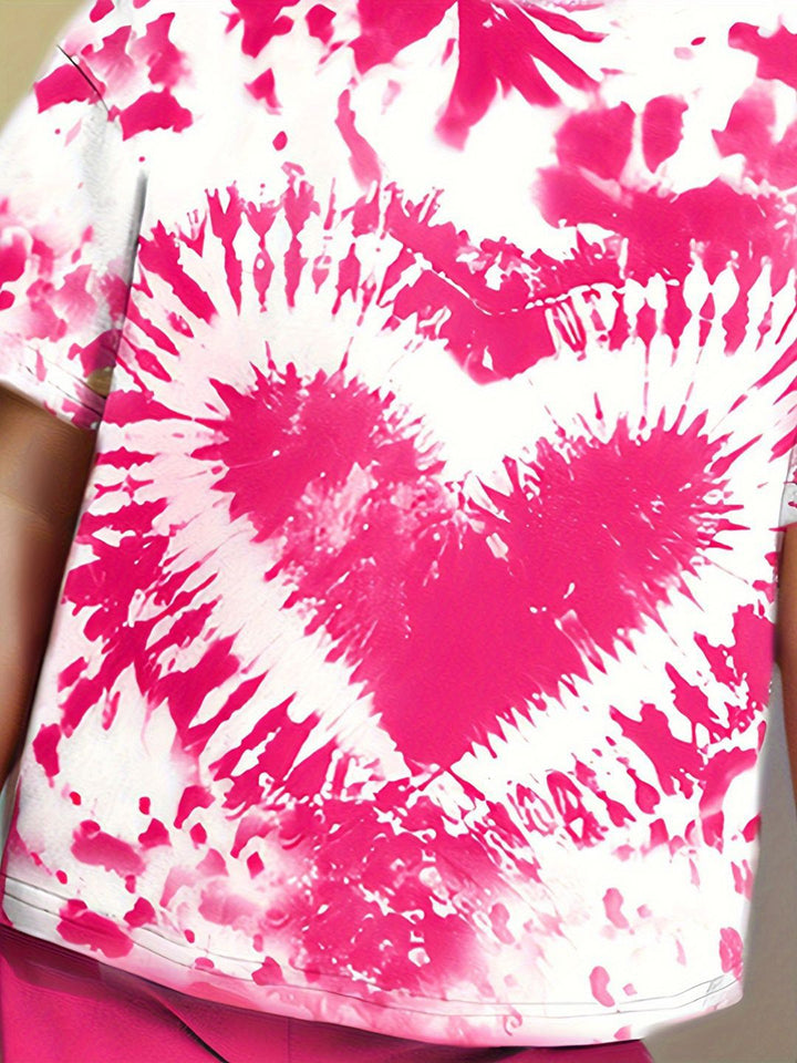 YK Girls Printed Top With Shorts