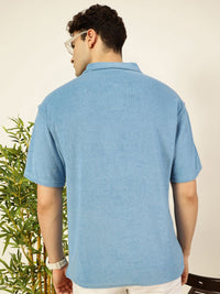 Thomas Scott Men Solid Polo Collar Cotton Relaxed Fit T-Shirt