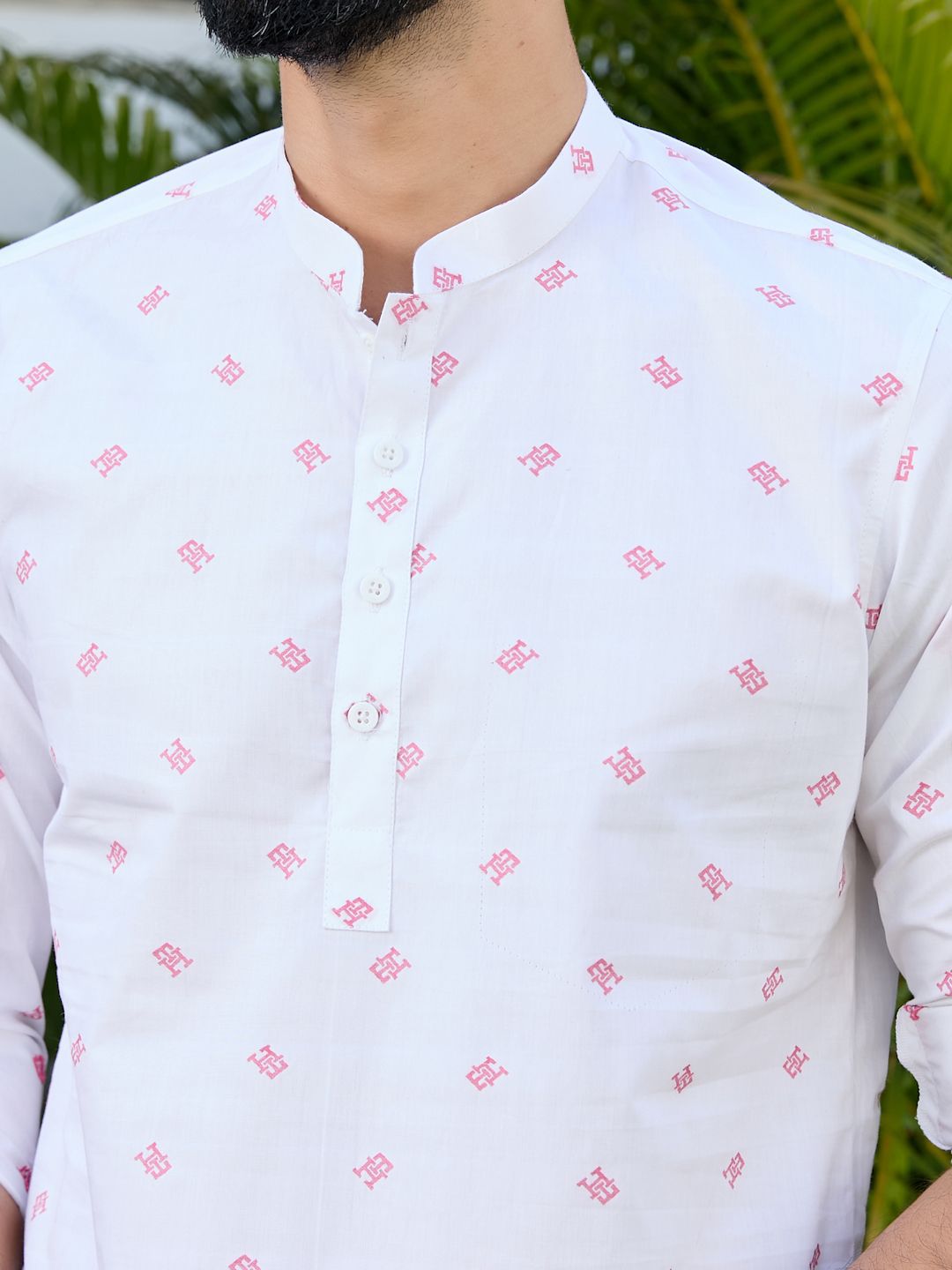 See Designs Men Quirky Printed Daily Cotton Straight Kurta