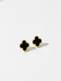 VOGUE PANASH Gold-Plated Floral Shaped Studs