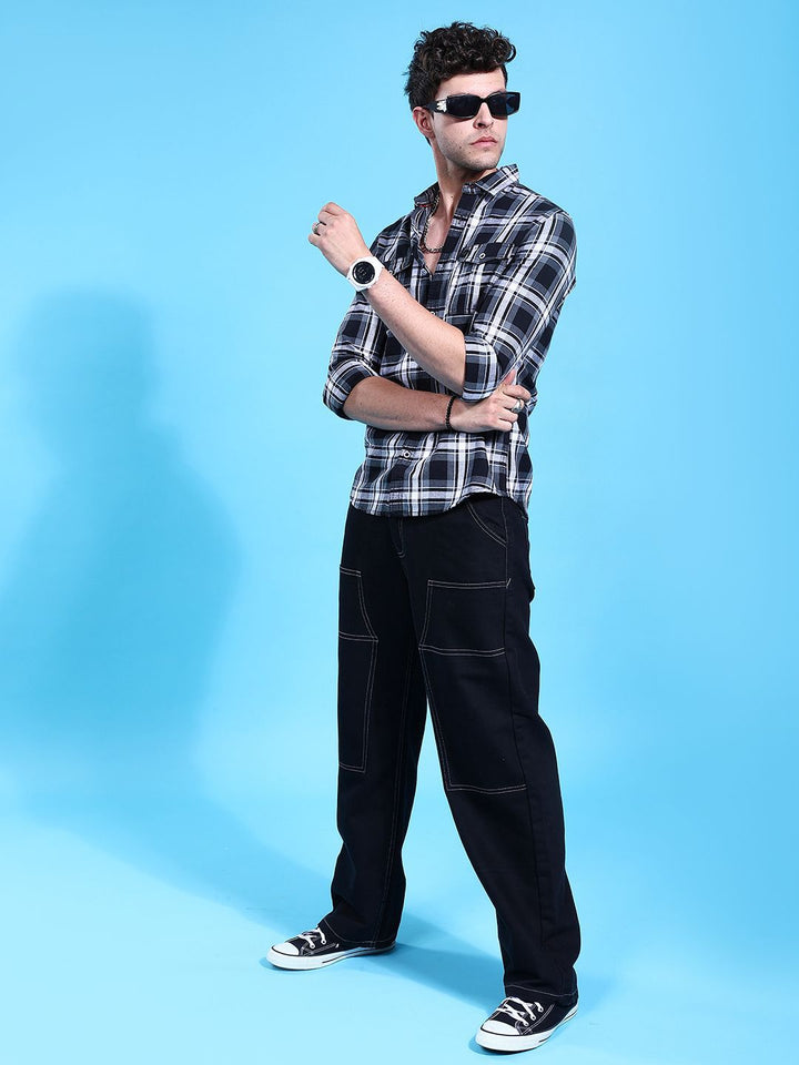 The Indian Garage Co Checked Casual Shirt