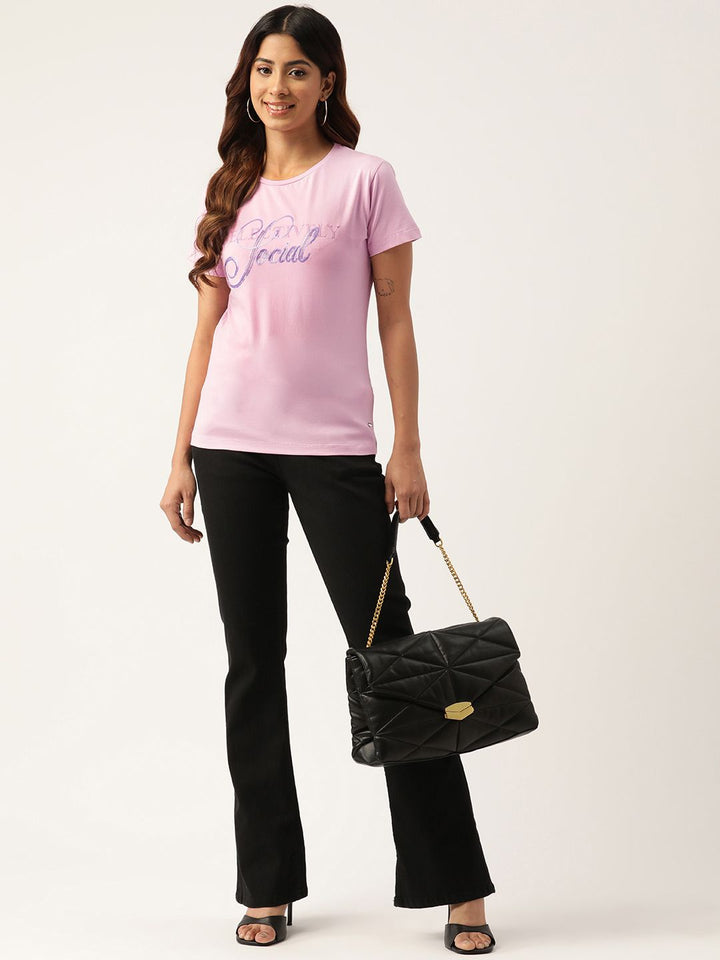 Monte Carlo Embroidered & Sequinned T-shirt
