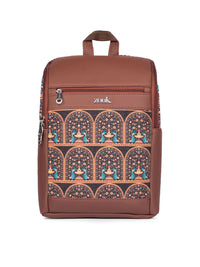 Zouk Unisex Royal Indian Peacock Motif Amalia Daypack