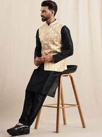 Anouk Men Regular Kurta with Pyjamas & Nehru Jacket