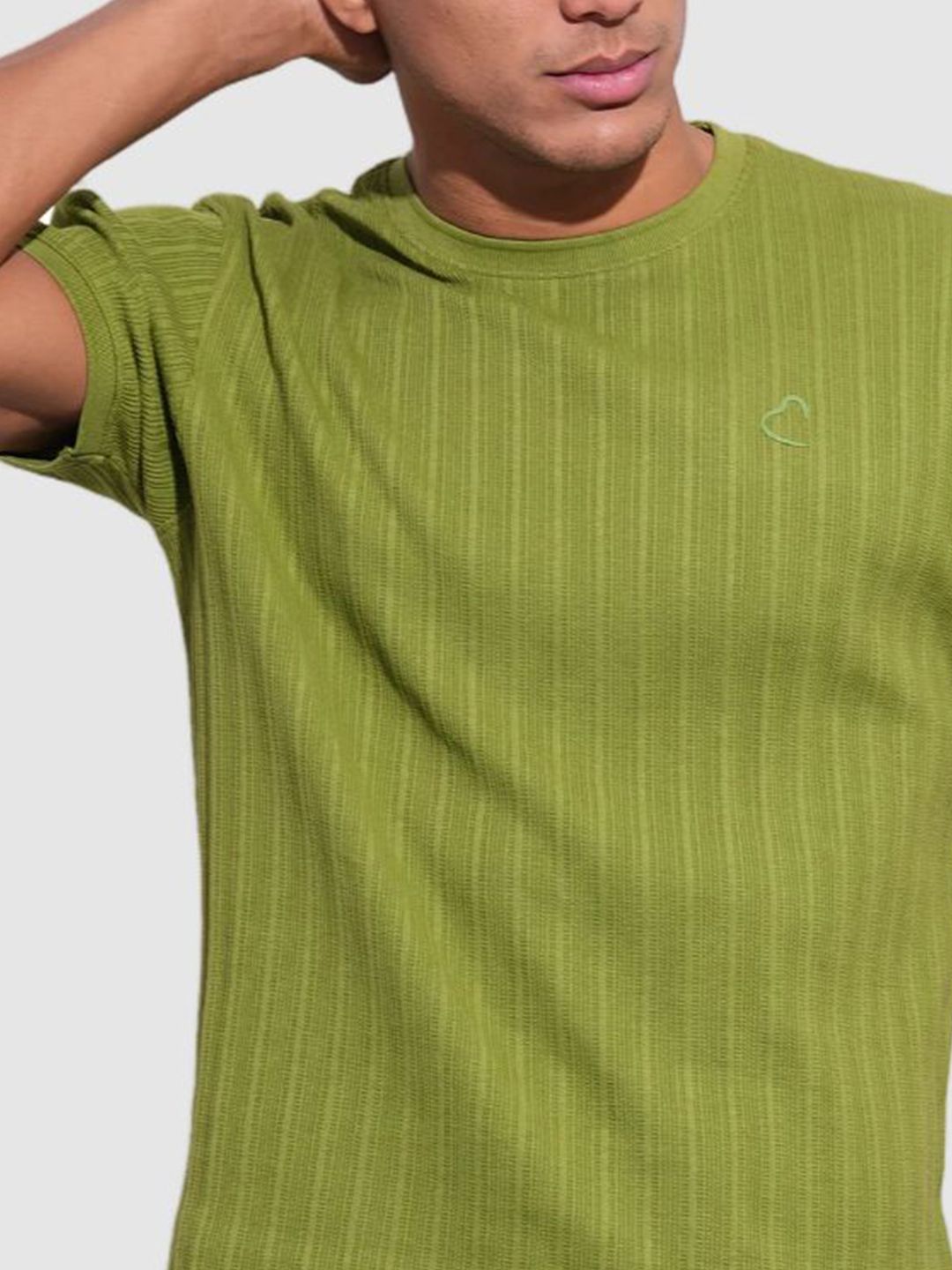 Being Human Men Striped Pockets Slim Fit T-shirt