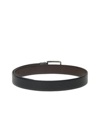 Teakwood Leathers Men Textured Leather Reversible Formal Belt