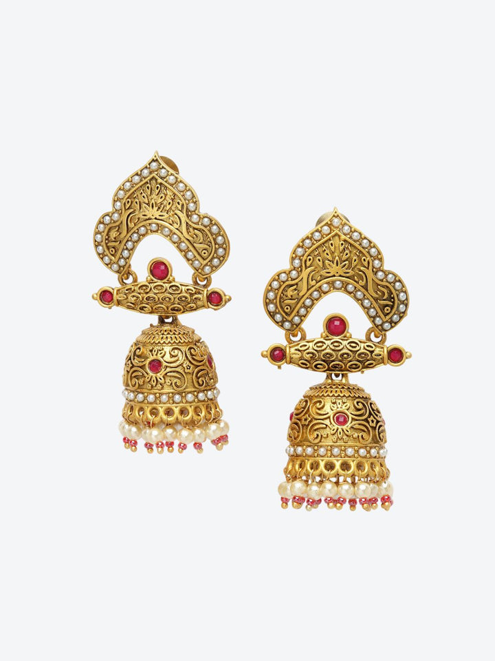 Anouk Contemporary Jhumkas Earrings