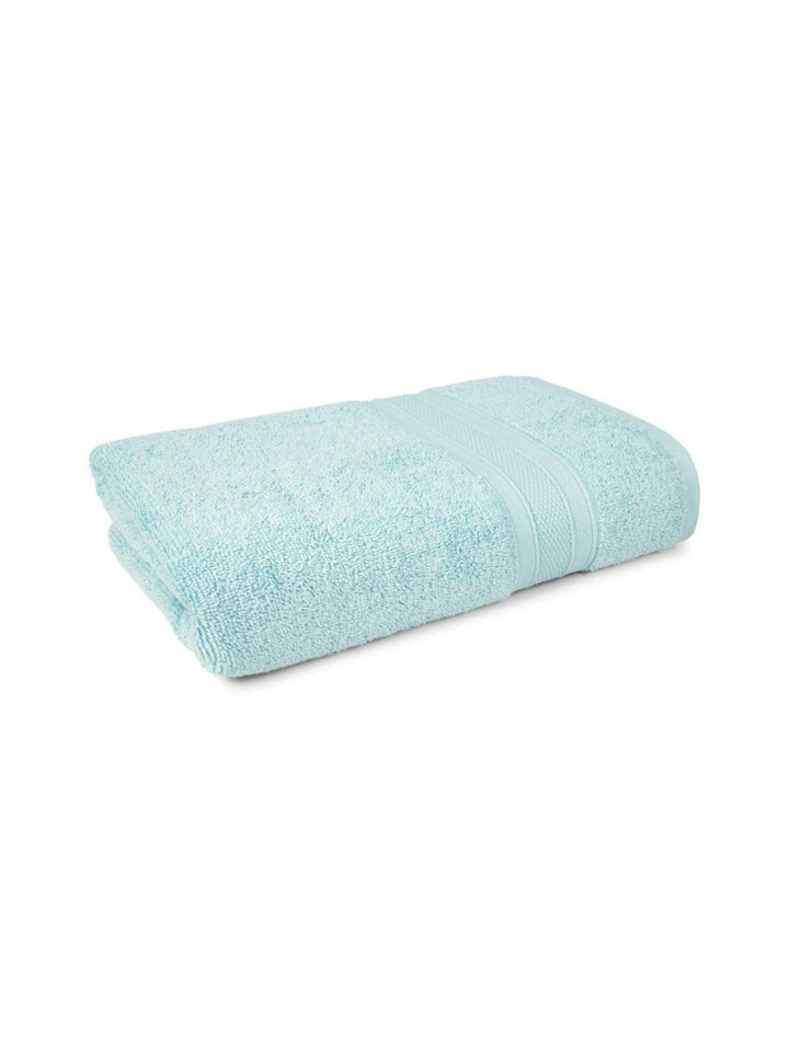MYTRIDENT Blue Cotton 500 GSM Bath Towel