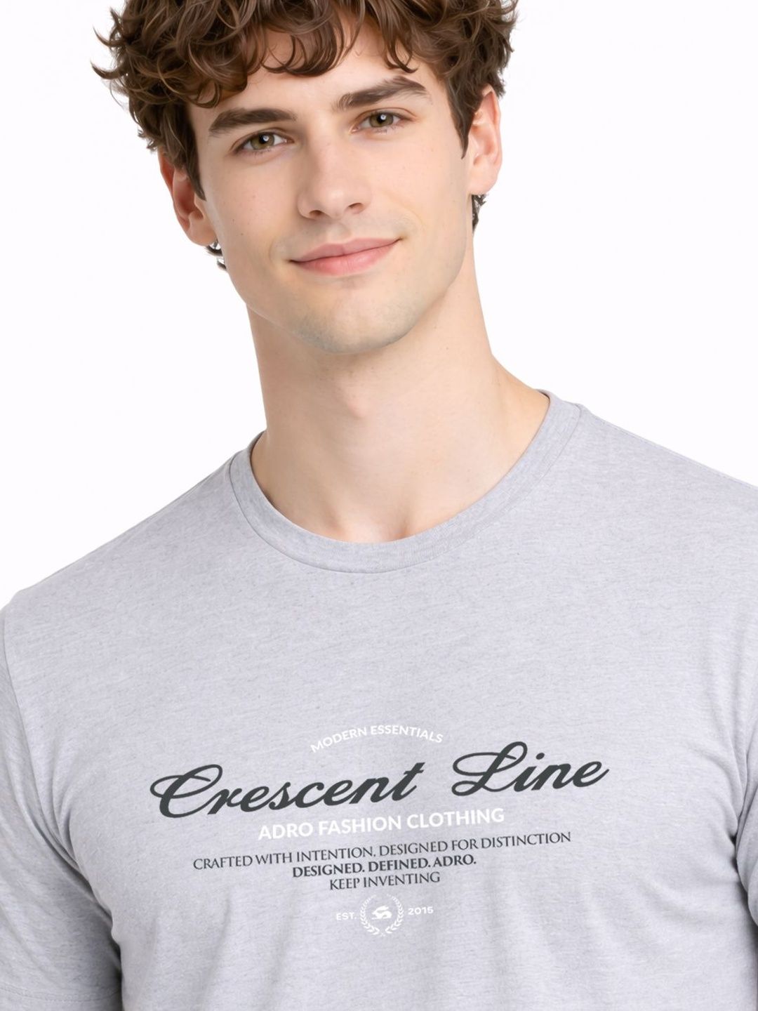 ADRO Men Typography Printed T-shirt