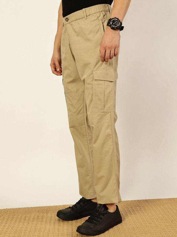 Thomas Scott Men Smart Slim Fit Cargos Trousers