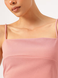 DressBerry Pleated Sheath Dress