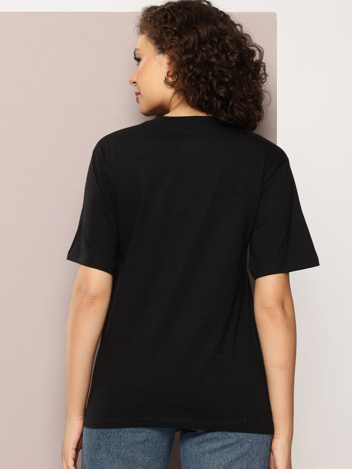 Typography Dillinger dicetak kapas tulen T-shirt santai
