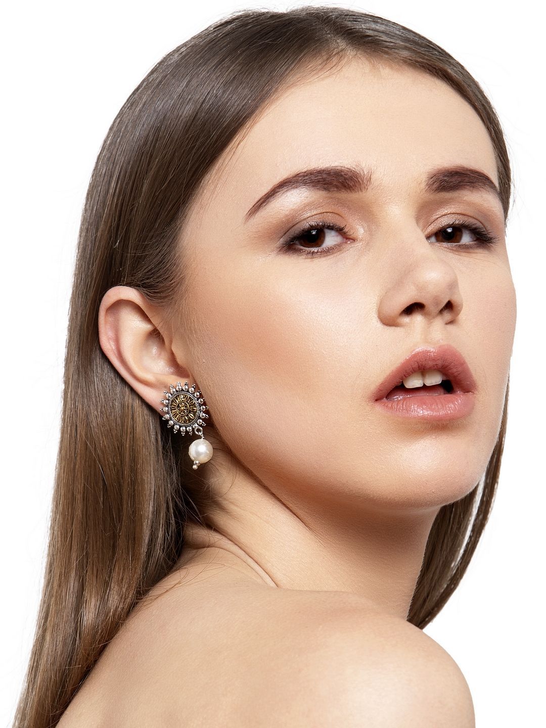Anting-anting Drop Kontemporari Anouk