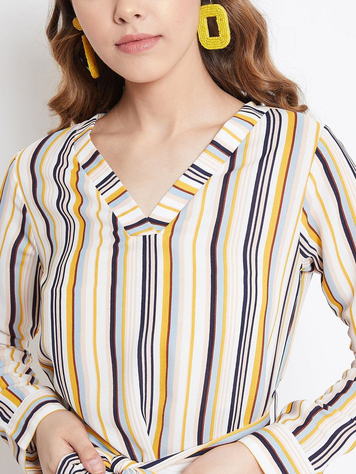 Berrylush Striped Maxi Dress