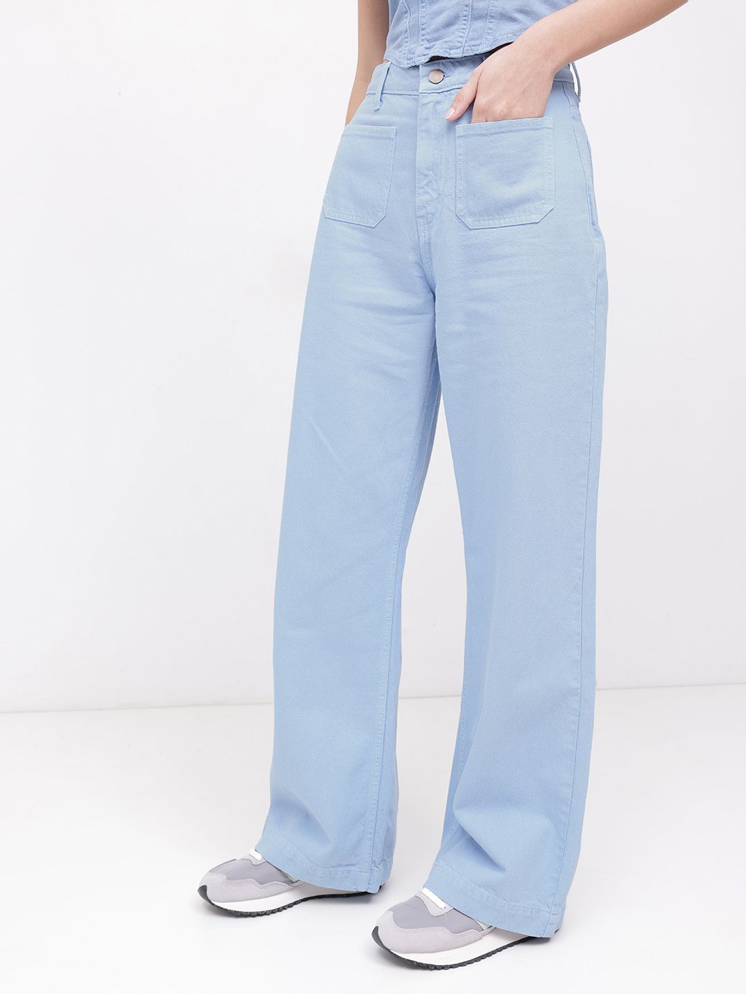 DressBerry Reworked & Ready Wide Leg Jeans