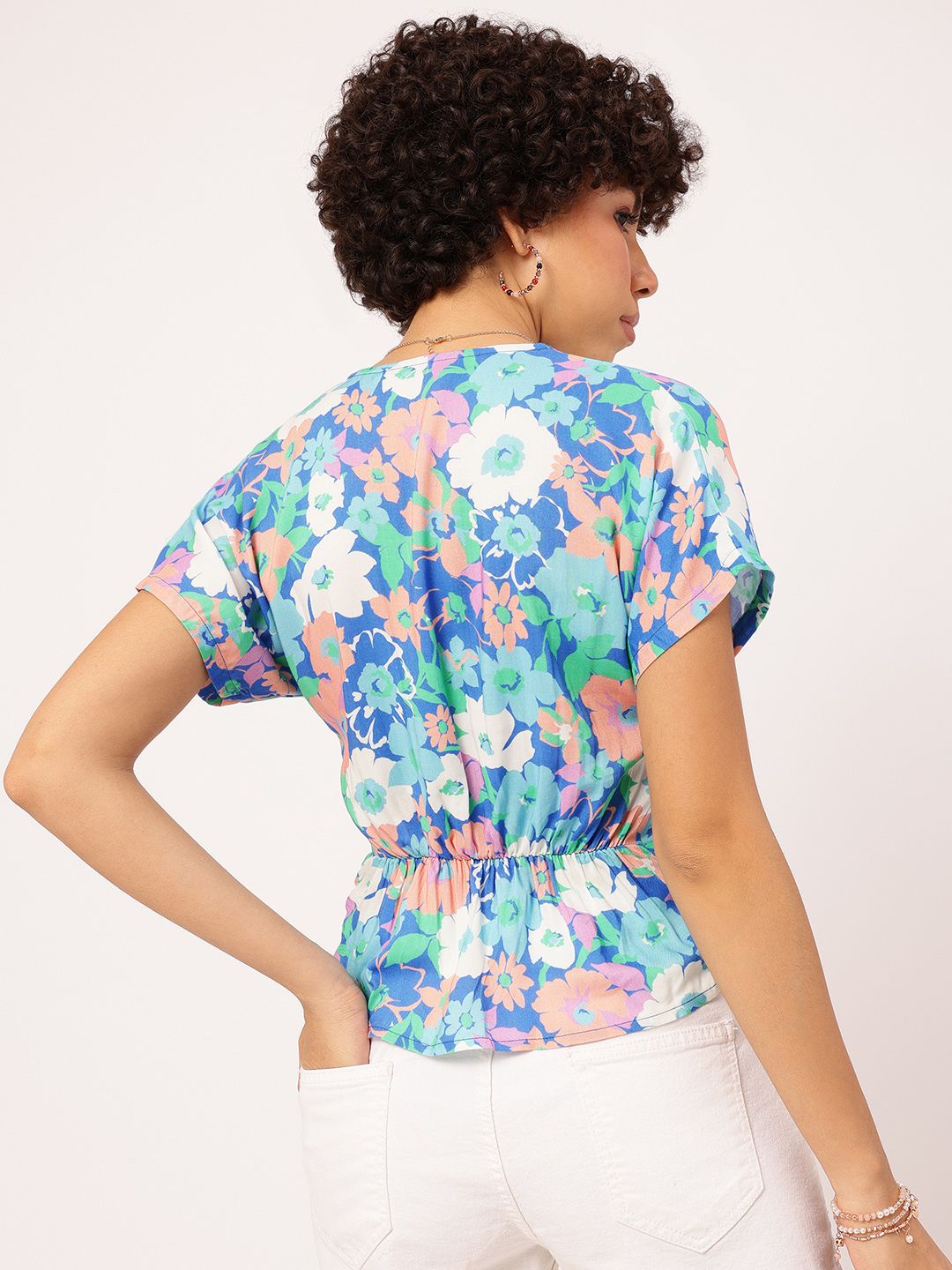 DressBerry Wildflower Wear Printed Twisted Top