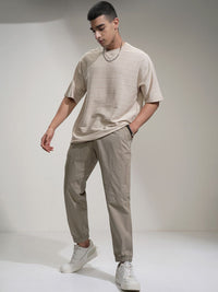 HIGHLANDER Men Solid Elasticated Relaxed Fit Cargo Jogger