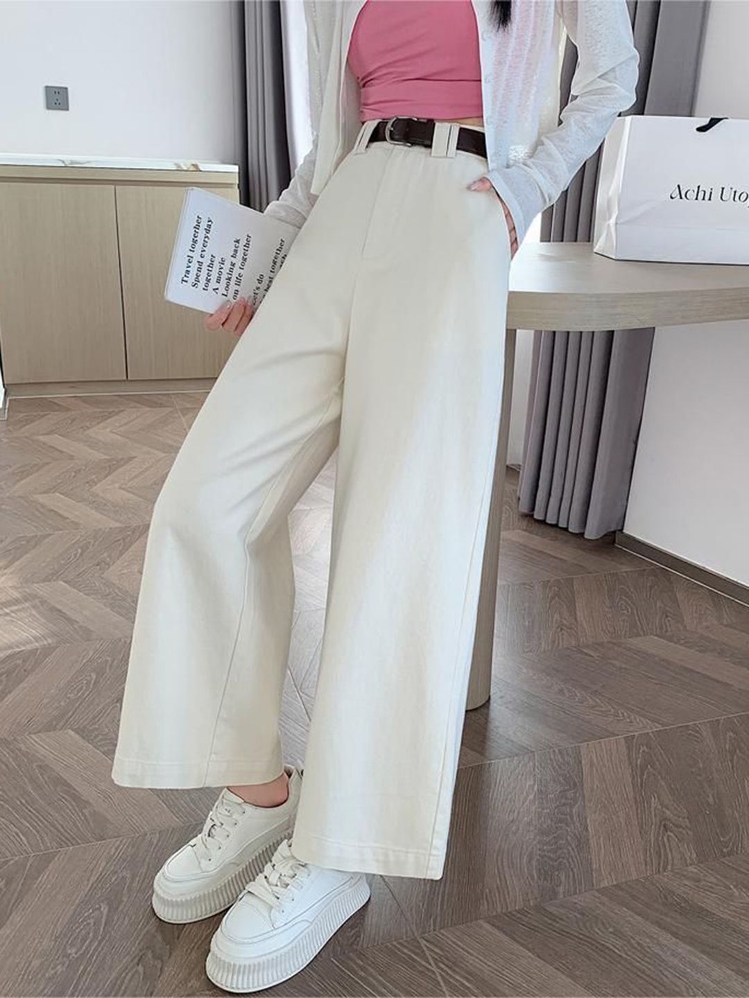 all about you Women Loose Fit High-Rise Trousers