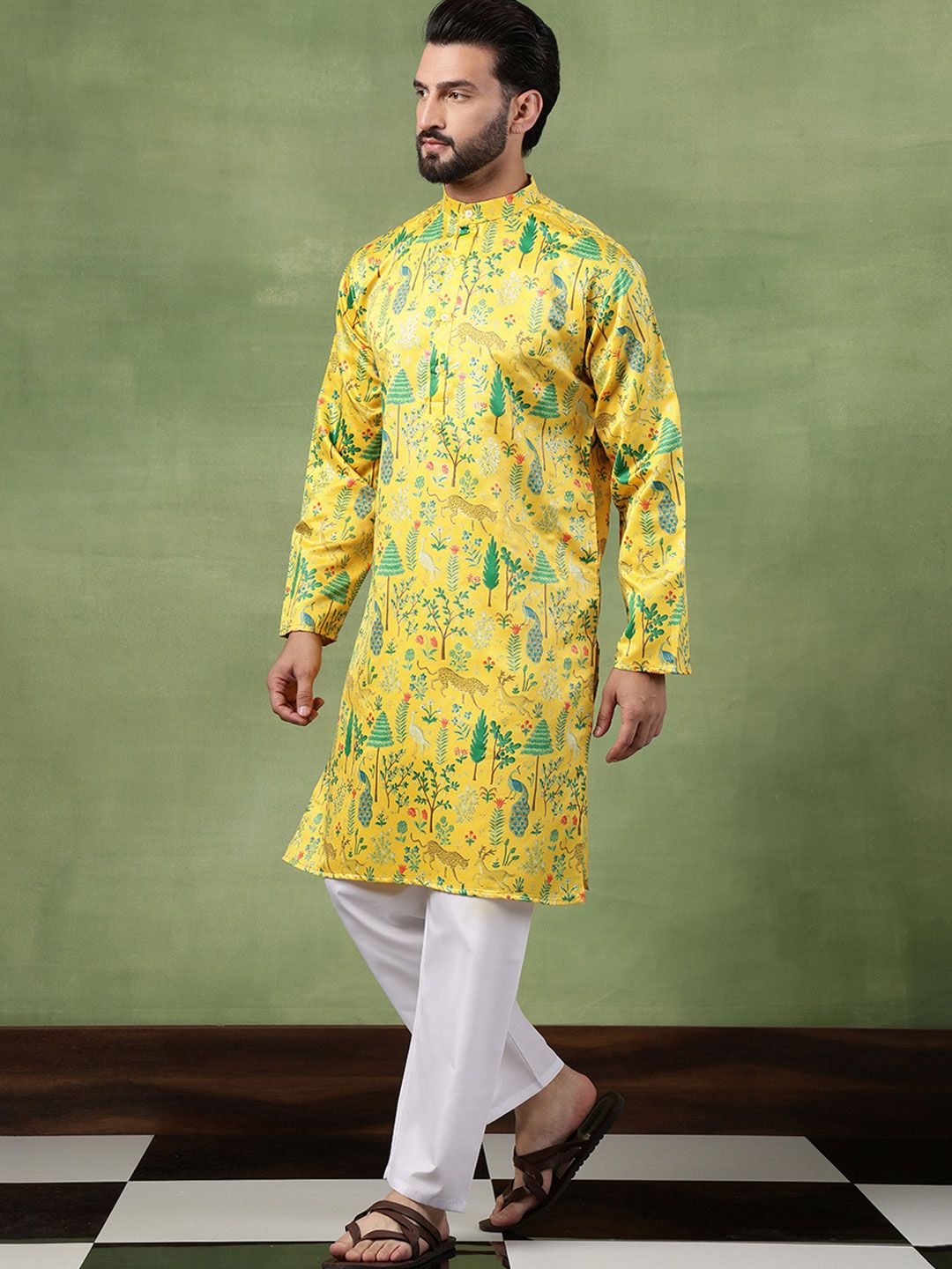 SOJANYA Men Printed Kurta