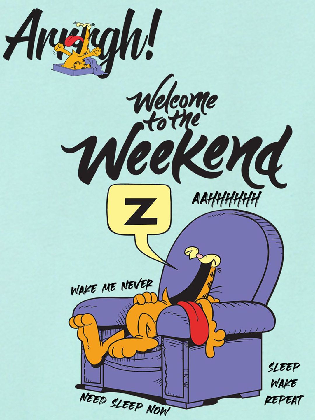 Bewakoof Women Graphic Printed Round Neck Pure Cotton Garfield T-shirt