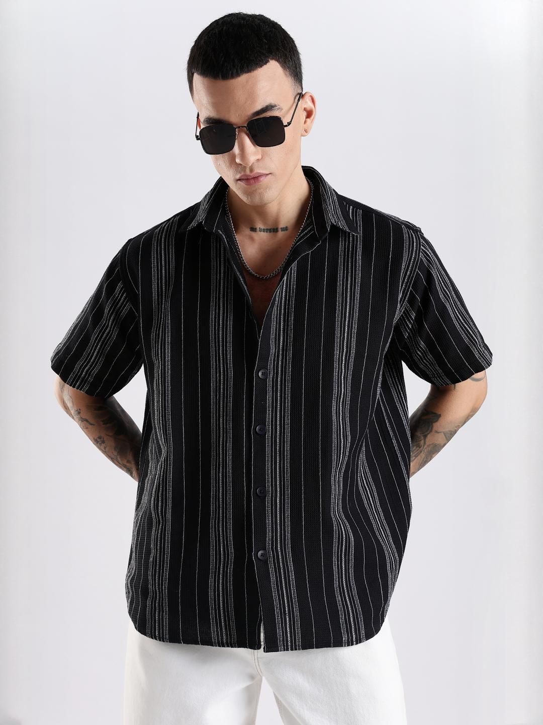 ADRO Men Black Shirts