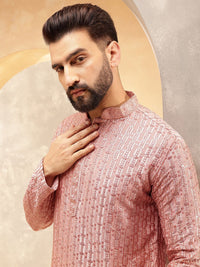 SOJANYA Men Embroidered Thread Work Kurta