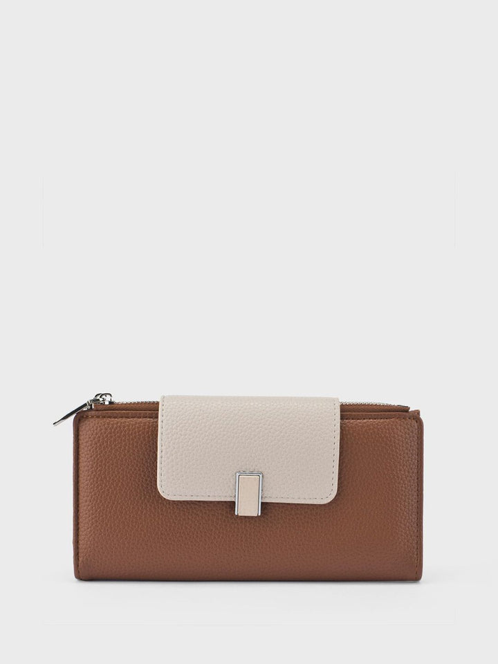 Lino Perros Avril Luxe Women Zip Detail Two Fold Wallet