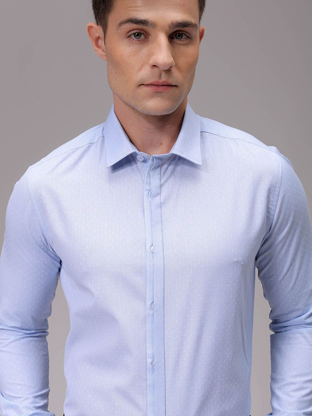 The Indian Garage Co. X Luxe Men Slim Fit Opaque Checked Formal Shirt