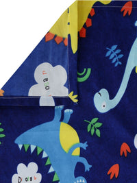 Myntra Elegant Homes Blue Cartoon Characters Polycotton 300 TC King Fine Bedsheet with 2 Pillow Covers-98 x 87 inches