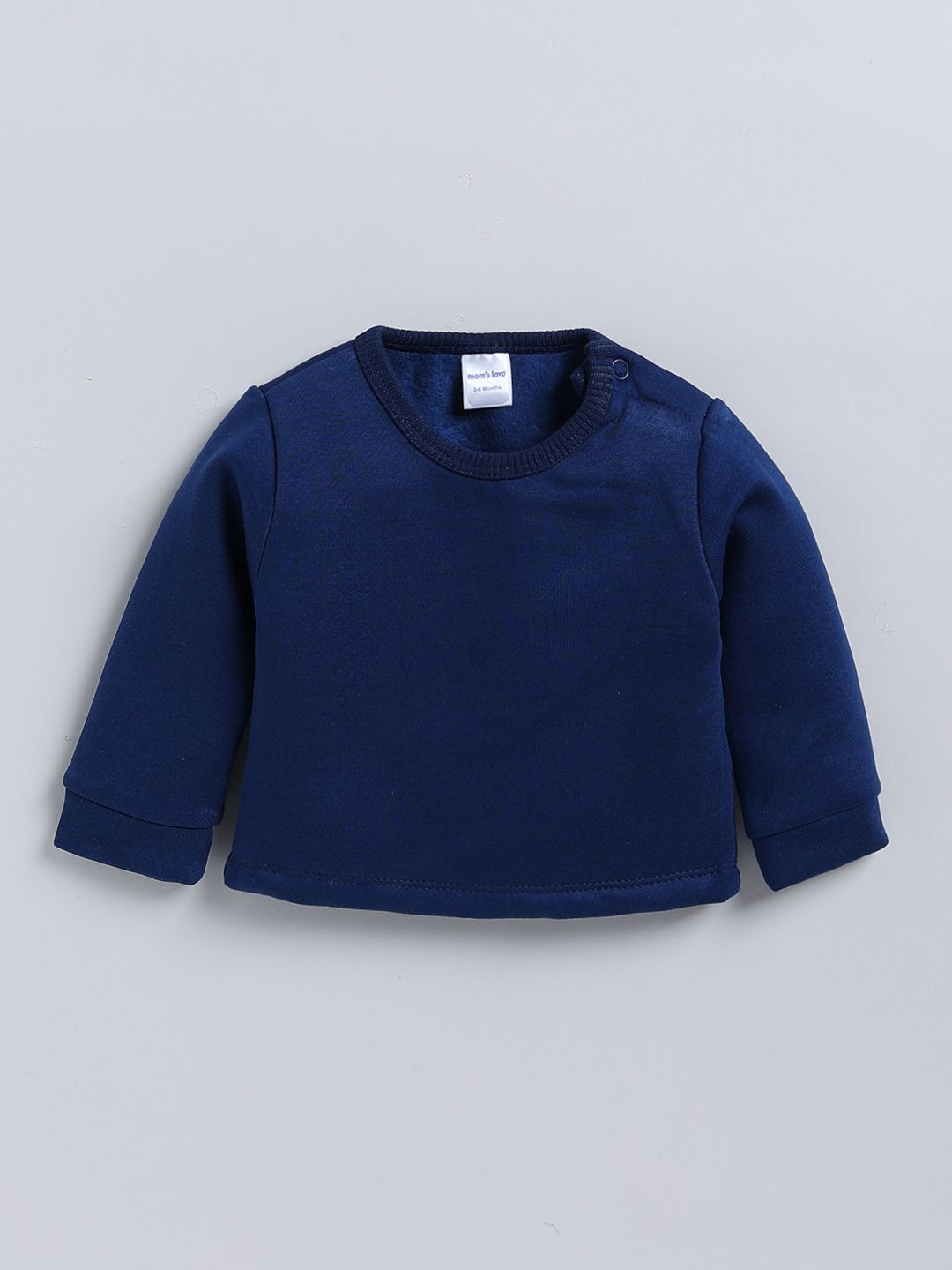 Moms Love Infant Boys Pure Cotton Applique Detail Dungaree With Sweatshirt
