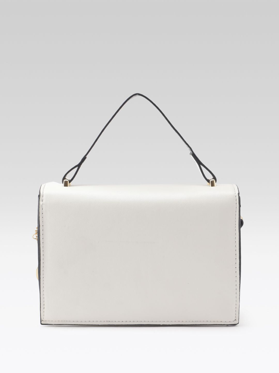 DressBerry Structured Satchel With Detachable Sling Strap