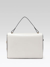 DressBerry Structured Satchel With Detachable Sling Strap