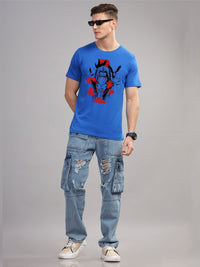 ADRO Men Typography Printed Pockets T-shirt