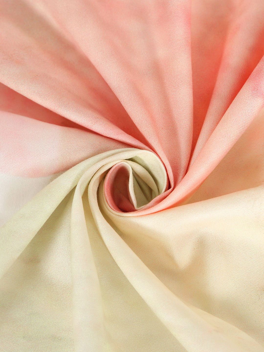 White & Pink Floral Printed Fitted 7D 400 TC Double King Bedsheet With 2 Pillow Cover