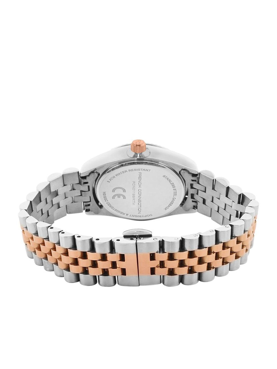 Perancis Sambungan Wanita Dial & Gaya Gaya Gaya Tali Analog Watch FCN0119SRTM