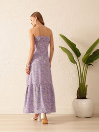 STREET 9  Women Floral Printed Drop-Waist Dress
