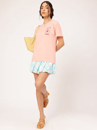 DressBerry Cuddly Classics Sketchy Chic Printed T-shirt