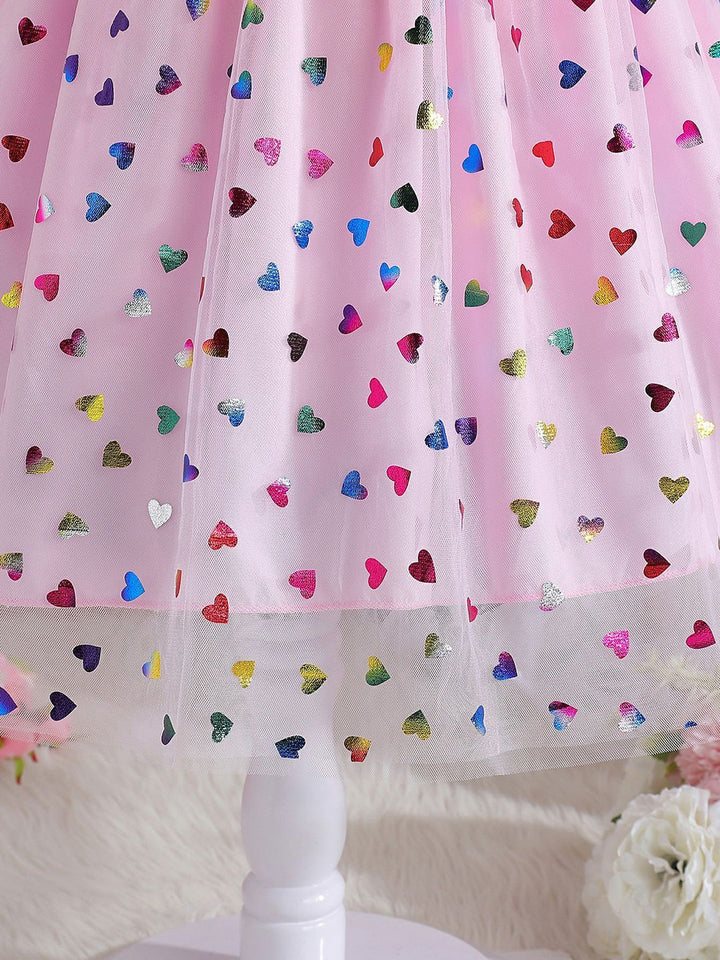 YK Floral Print Fit & Flare Dress